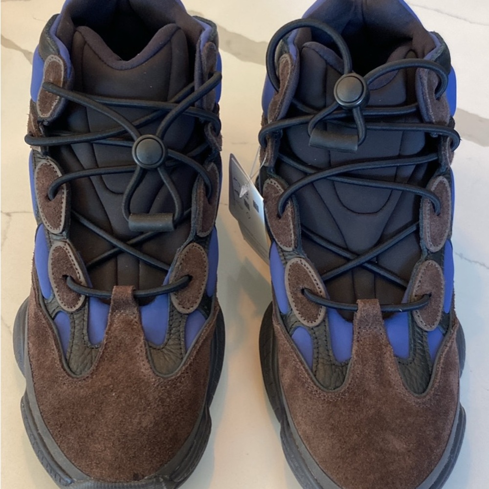 adidas Men's Blue and Brown Athletic Shoes
